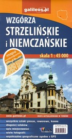 Wzgórza Strzelińskie i Niemczańskie Mapa turystyczna Skala 1:45 000