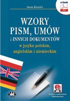 Wzory pism, umów i innych dokumentów w języku polskim, angielskim i niemieckim - pdf