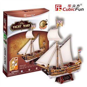 Puzzle Yacht Mary 3D 83 elementy