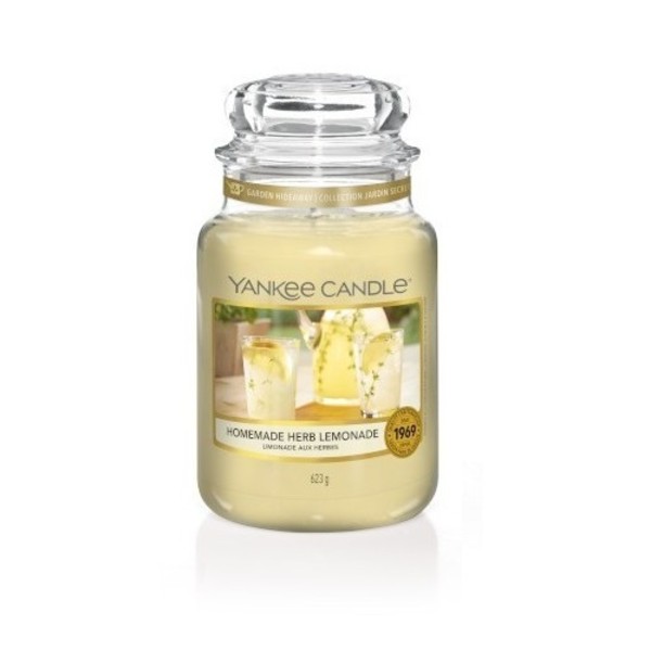 Herb Lemonade Duża świeczka zapachowa