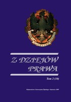 Z Dziejów Prawa. T. 2 (10) - 03 Tomasza Piotrowskiego żywot niegodziwy. Przyczynek do dziejów przestępczości w Polsce wieku Oświecenia