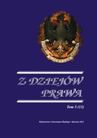 Z Dziejów Prawa. T. 5 (13) - pdf