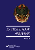 Z Dziejów Prawa. T. 8 (16) - 06 Rozważania nad ewolucją pojęcia niezawisłości sędziowskiej w Polsce w latach 1944-1956