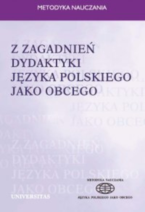 Z zagadnień dydaktyki języka polskiego jako obcego - pdf