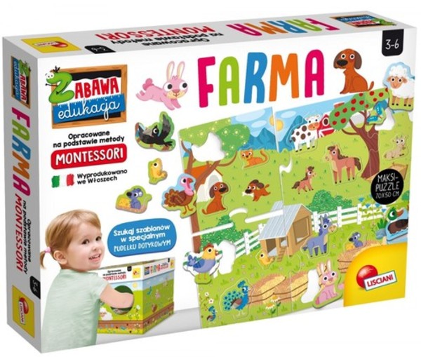 Montessori Maxi Moja farma Zabawa i edukacja