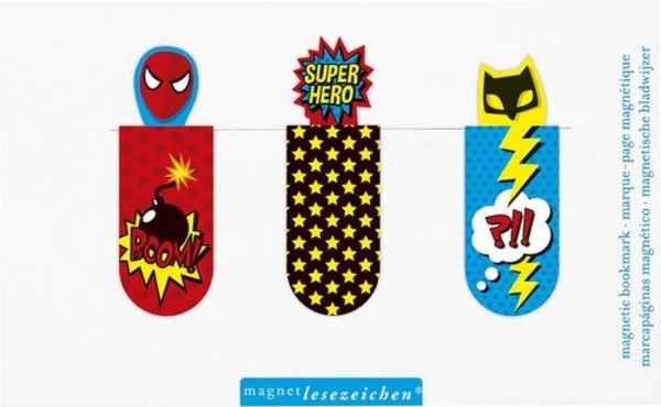 Zakładki Magnetyczne Superbohaterowie Zestaw 3 sztuki