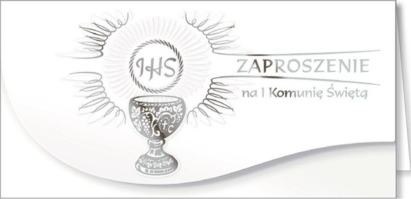 Zaproszenie Komunia ZK05 (10 szt.)