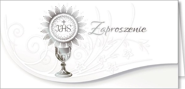 Zaproszenie Komunia ZK07 (10 szt.)