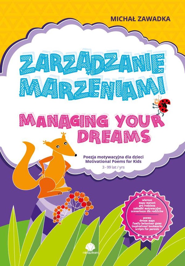 Zarządzanie marzeniami Managing your dreams Poezja motywacyjna dla dzieci 3+