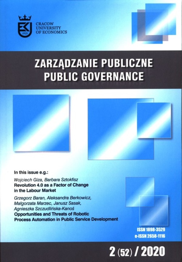 Zarządzanie Publiczne 2 (52)/2020