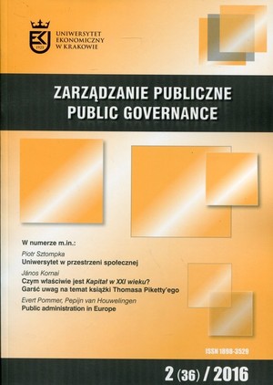 Zarządzanie publiczne 2/2016