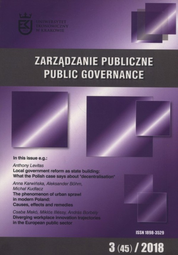 Zarządzanie Publiczne 3 (45)/2018