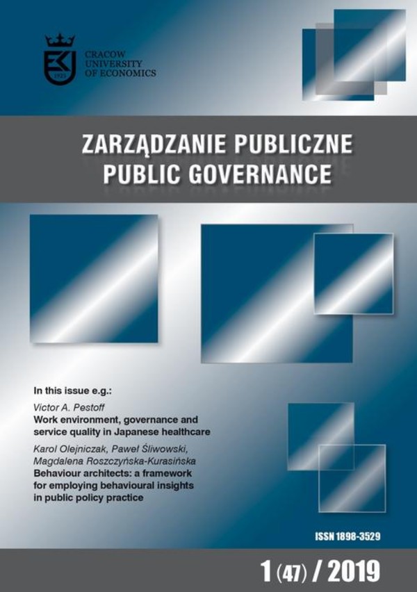 Zarządzanie Publiczne nr 1(47)/2019 - pdf