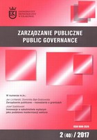 Zarządzanie Publiczne nr 2(40)/2017 - Ewa Glińska: Angażowanie interesariuszy w proces brandingu miasta - teoria versus praktyka [Stakeholders involvement in the process of city branding - Theory versus practice]