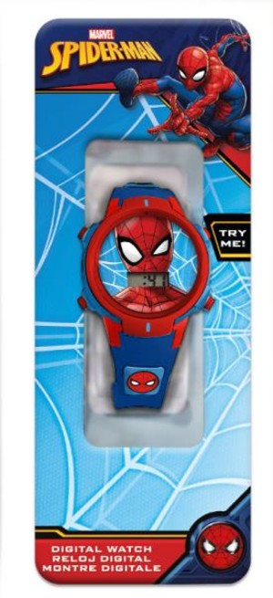 Zegarek cyfrowy ze światełkami Spider-Man MV15764 Kids Euroswan