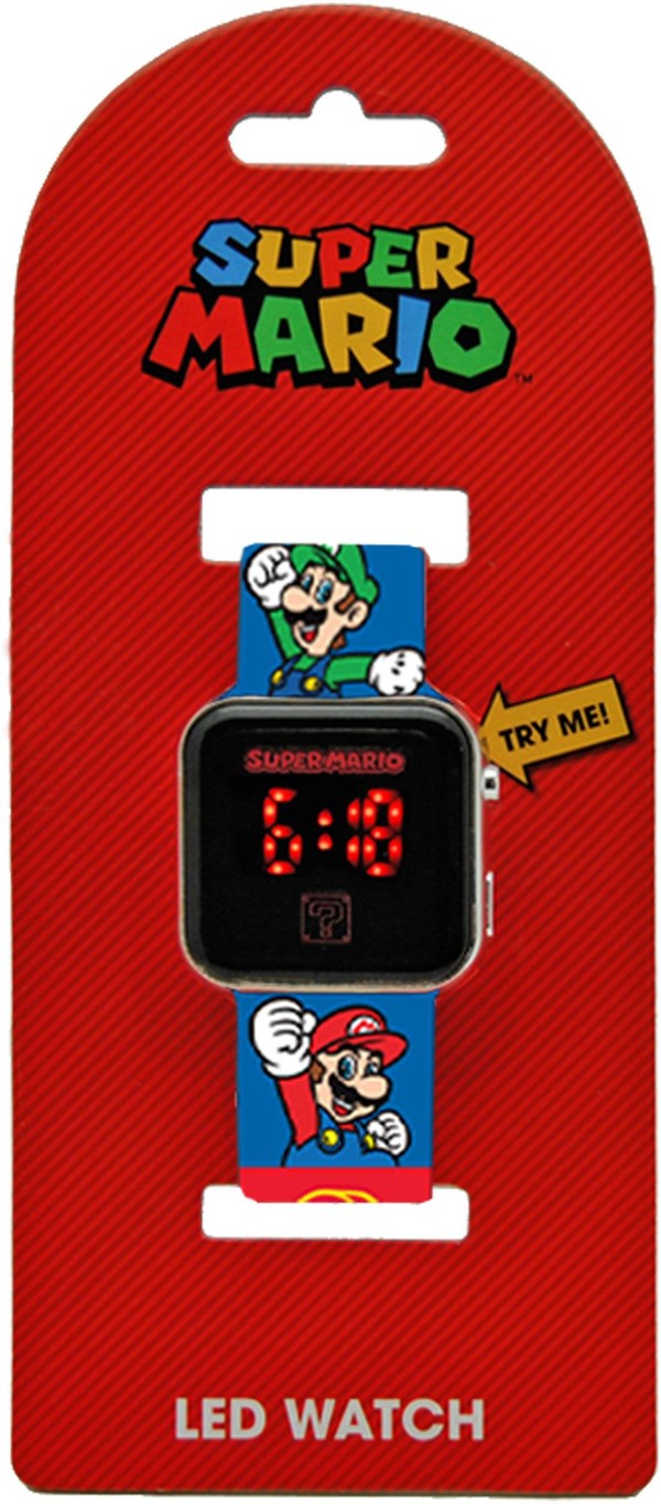 Zegarek LED Super Mario