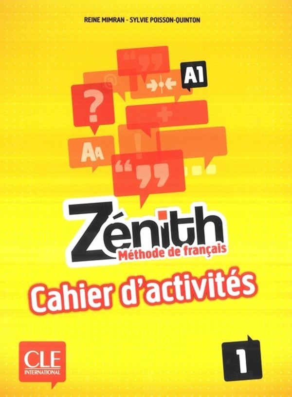 Zenith 1. Cahier d`activites Zeszyt ćwiczeń