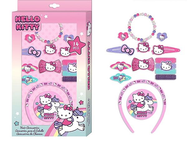 Zestaw akcesoriów do włosów Hello Kitty
