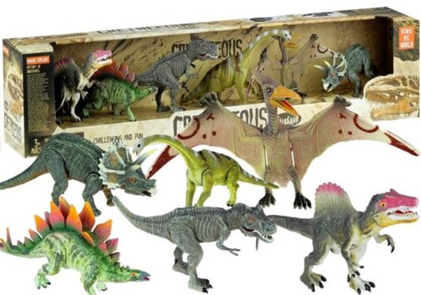 Zestaw 6 dinozaurów