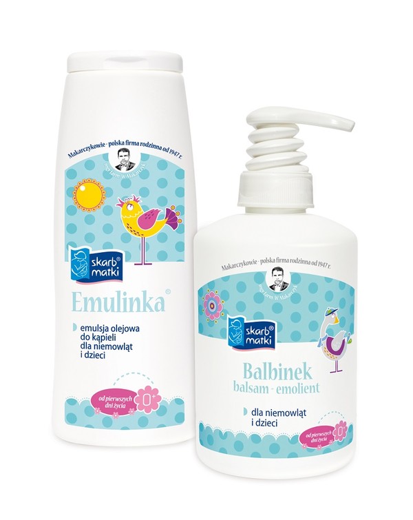Zestaw emolientów dla niemowląt i dzieci Balbinek + Emulinka