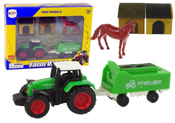 Zestaw figurki + traktor