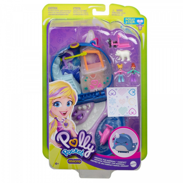 Zestaw figurek Polly Pocket Narwal Zimowa Kraina