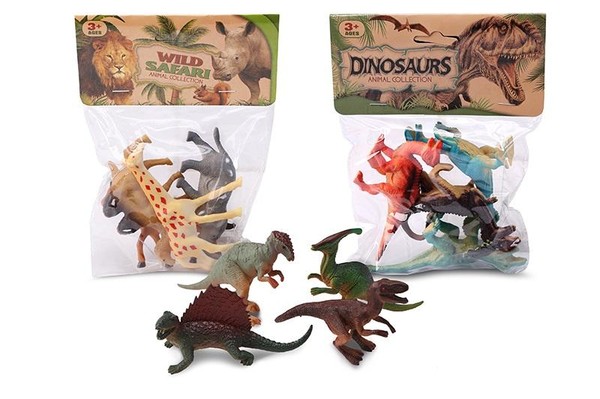 Zestaw figurek Safari/Dinozaury