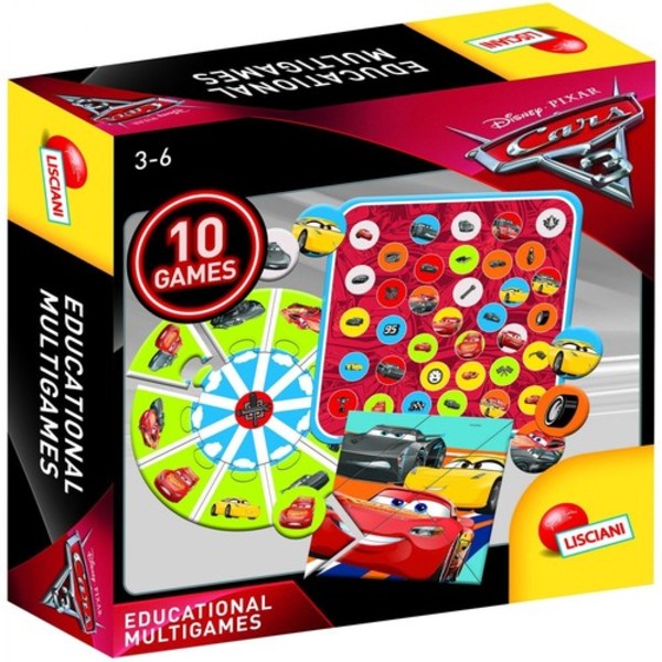 Zestaw gier Cars 3 Educational Multigames