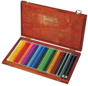 Zestaw kredek w drewnianej kasetce Polycolor 36 kolorów