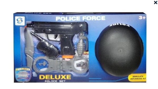 Zestaw policyjny z polskim modułem dźwiękowym