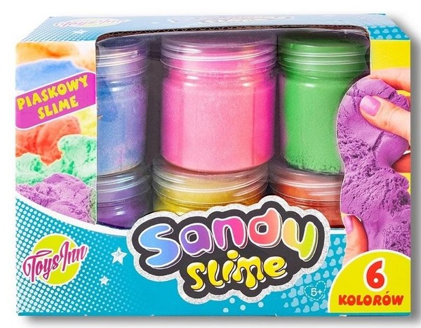 Zestaw Sandy Slime 6 kolorów x 160g