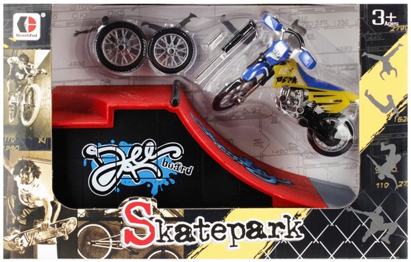 Zestaw Skatepark Motocykl Finger