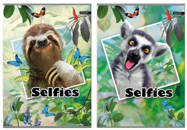 Zeszyt A4 w kratkę 60 kartek Selfies