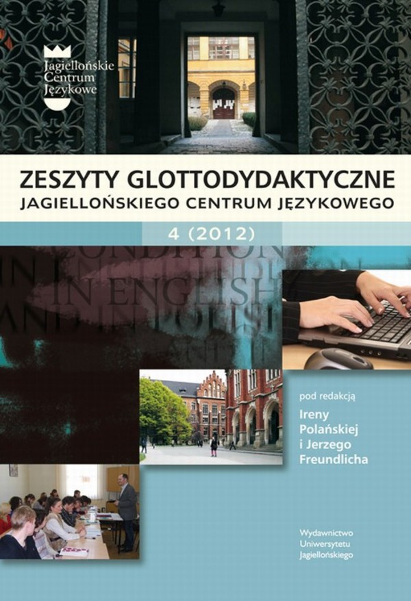 Zeszyty Glottodydaktyczne Jagiellońskiego Centrum Językowego 4 (2012) - pdf