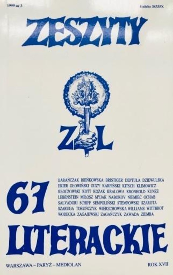 Zeszyty literackie 67 3/1999
