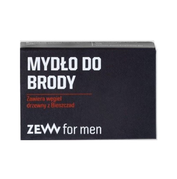 Mydło do brody z węgielem drzewnym z Bieszczad