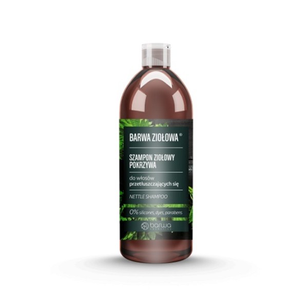 Ziołowa szampon ziołowy do włosów przetłuszczających się Pokrzywa