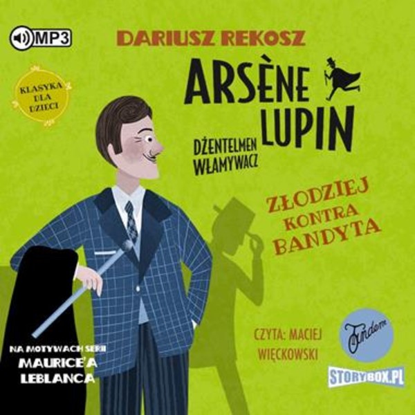 Złodziej kontra bandyta Audiobook CD Audio Arsene Lupin dżentelmen włamywacz Tom 6