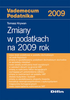 Zmiany w podatkach na 2009
