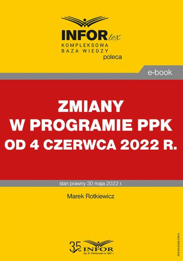 Zmiany w programie PPK od 4 czerwca 2022 r. - pdf