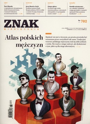 Znak miesięcznik Atlas polskich mężczyzn