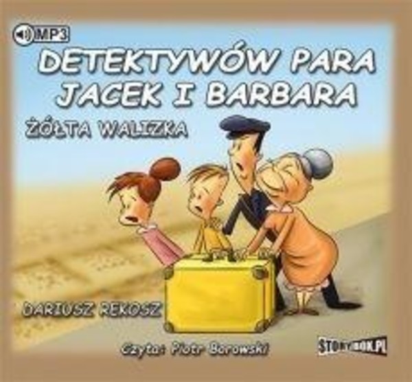 Żółta walizka Detektywów para Jacek i Barbara Audiobook CD Audio