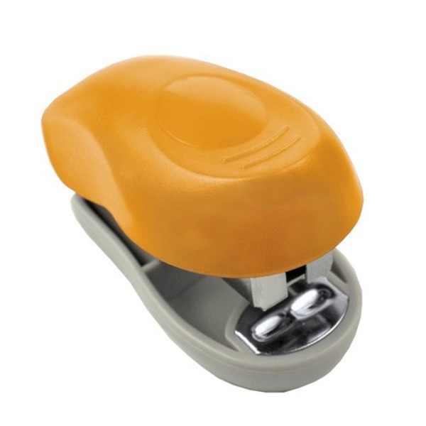 Zszywacz plastikowy mini pomarańczowy