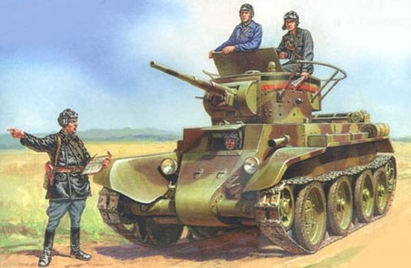 Model do sklejania Czołg ZVEZDA BT-7 Soviet
