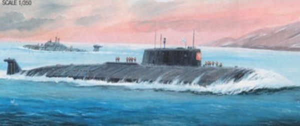 `Kursk` Nuclear S ubmarine Skala 1:350
