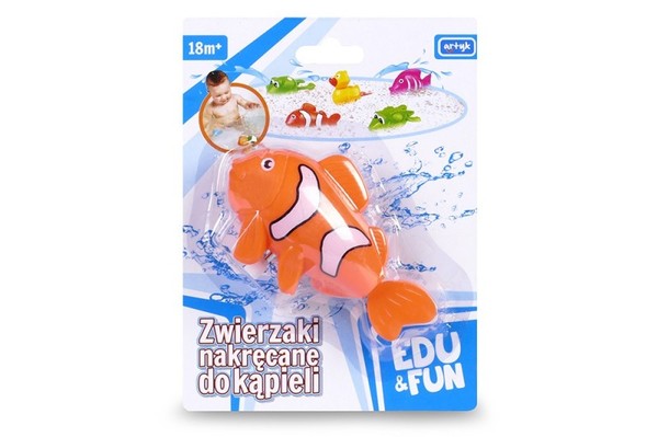 Ryba pomarańczowa nakręcana do kąpieli