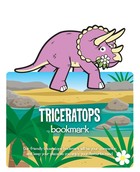 Zwierzęca zakładka do książki - Triceratops