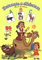 Zwierzęta z alfabetem 80 naklejek